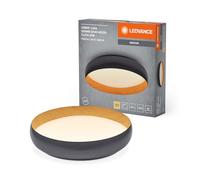 LEDVANCE ORBIS Livia LED avec anneau en métal, décor gris/bois, 36W,