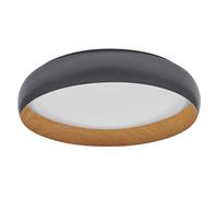 LEDVANCE Orbis Livia 520 mm 36 W 830 Click DIM Gris et décor bois - Lampes murales et de plafond