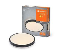 LEDVANCE ORBIS LONDE LED LED PLAFIC 280 mm, noir, 16W, 2000lm, couleur de lumière blanche chaude, distribution de lumière très homogène, module LED fermement installé, rond IP20, 3000K
