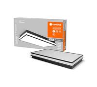 LEDVANCE ORBIS MAGNET SMART+ Wi-Fi 60x30cm, plafonnier LED à gradation pour l'intérieur, 42W, température de couleur 3000-6500K, 4200 lumen, lampe design avec cadre magnétique innovant, noir