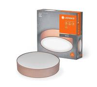 LEDVANCE ORBIS PATÉ PLADIER LIGNER 400 mm, bruns, 2xe27 Sockets, peut être équipé d'une lampe intelligente, design moderne de haute qualité, avec un écran de tissu, adapté aux intérieurs, rond IP20