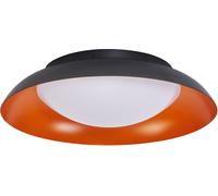 LEDVANCE Orbis Plaque 310 mm 19 W 830 Click DIM Noir et orange - Lampes murales et de plafond