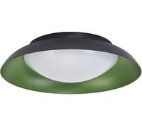 LEDVANCE Orbis Plaque 310 mm 19 W 830 Click DIM Noir et vert - Lampes murales et de plafond
