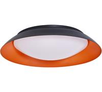 LEDVANCE Orbis Plaque 480 mm 45 W 830 Click DIM Noir et orange - Lampes murales et de plafond