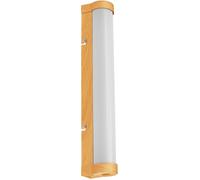 LEDVANCE Orbis Tube Frost Glass 40 cm Click CCT DIM IP44 Décor bois - Lampes murales et de plafond