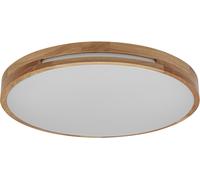 LEDVANCE Orbis Woodburry 390 mm 24 W 830 Click DIM Décor bois - Lampes murales et de plafond