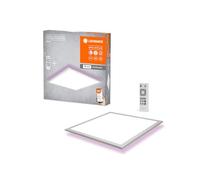 LEDVANCE Plafonnier LED WiFi blanc, 28 W 2000LM, 3000-6500K, 45x45 cm, applique à gradation, technologie RGB, Smart+ Planon, contrôlable par application ou assistant vocal comme Alexa ou Google