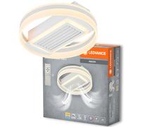 LEDVANCE : Plafonnier/ventilateur de plafond de forme circulaire ; 55W ; réglage de la température de couleur (CCT) ; indice de protection IP20, pour intérieur