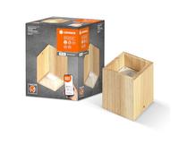 LEDVANCE Plafonnier WiFi SMART+ DECOR Wood, 8W, 640lm, blanc réglable (3000K à 6500K), dimmable, bois certifié FSC, contrôlable par application, compatible avec Amazon, Google, etc.