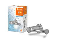 LEDVANCE Porte-papier WC BATHROOM et veilleuse, 0,18W, 10lm, blanc chaud 3000K, batterie incluse, capteur de lumière du jour et de mouvement, longue durée de vie, protection IP44, économie d'énergie