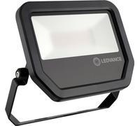 LEDVANCE Projecteur avec répartition symétrique de la lumière à base de réflecteur 100°x100° | Economie d'énergie, noir avec verre trempé, 50W, blanc froid | FL PFM 50W 4000K SYM 100 BK