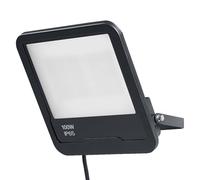 LEDVANCE Projecteur LED WIFI de haute puissance, gris foncé, 100 W, 8000 lm, régulateurs lumière colorée & lumière blanche, gradable, contrôlable par app, accessoires de fixation inclus, IP65, RGBW