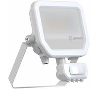Ledvance Projecteur LED Aluminium Blanc 17W 2400lm 100D - 840 Blanc Froid | IP65 - Détecteur De Mouvement Et De Lumière - Symétrique