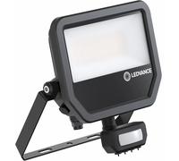 Ledvance Projecteur LED Aluminium Noir 41W 6000lm 100D - 840 Blanc Froid | IP65 - Détecteur De Mouvement Et De Lumière - Symétrique