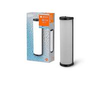 LEDVANCE SALLE DE SOCIÉTÉ CLASSION CYLINDER LAMPE MUR DE SALLE DE SALLE 320 mm, noir, socket E14, peut être équipé d'une lampe intelligente, de traitement de haute qualité, de forme de cylindre, IP44