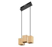 LEDVANCE SMART+ DECOR Wood WiFi suspension, 21W, 1950lm, lumière blanche réglable (3000K à 6500K), dimmable, bois certifié FSC, contrôlable par application, compatible avec Amazon, Google, etc.