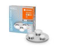 LEDVANCE Smart LED bathroom light chrome, 18W, 1800LM, 3000-6500K, 30cm, IP44, Orbis Round wall light, lampe de salle de bain avec technologie wifi, dimmable, contrôlable via app et assistant vocal.