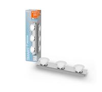 LEDVANCE Smart LED éclairage salle de bain chrome, 18W, 1800LM, 3000-6500K, 48cm, IP44, Or pplique ronde, éclairage salle de bain avec wifi, dimmable, contrôlable via app et assistant vocal