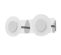 Ledvance Smart Led Salle De Bain Chrome, 15w, 1400lm, 3000-6500k, 32cm, Ip44, Applique Orbis Wave, Lampe De Salle De Bain Avec Technologie Wifi, Dimmable, Contrôlable Via App Et Assistant Vocal.