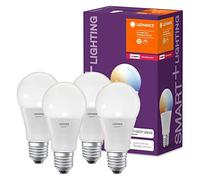 LEDVANCE Smart+ LED, ZigBee Lampe mit E27 Sockel, warmweiß bis tageslicht (2000K - 6500K), dimmbar, Direkt kompatibel mit Echo Plus und Echo Show (2. Gen.), Kompatibel mit Philips Hue Bridge, 4er Pack