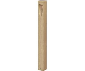 LEDVANCE SMART+ Outdoor Lampe de rue WiFi 7,5W, 600lm, bois, avec lumière blanche chaude (3000K) et 16 millions de couleurs, boîtier en aluminium de haute qualité, contrôlable par app, compatible avec