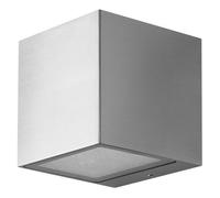 Ledvance Smart+ Wi-Fi Brick St Rgb 8.5cm - Applique Murale Led À Intensité Variable Gris Foncé Avec Boîtier En Acier Inoxydable De Haute Qualité, Carrée, Contrôle Des Couleurs,14w,3000k, 600lm, Ip44