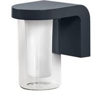 LEDVANCE SMART+ WI-FI CASCADE RGBW 18cm- applique murale LED gradable gris foncé pour l'extérieur avec boîtier en aluminium de haute qualité - contrôle des couleurs - 10W - 3000K blanc chaud - 420lm -