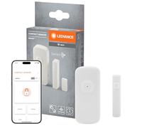 LEDVANCE SMART WIFI détecteur de contact intelligent pour maison intelligente à l'intérieur, sans câble, blanc, commande via app, batterie rechargeable intégrée et chargement facile via USB-C