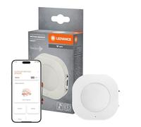 LEDVANCE SMART WIFI Détecteur de mouvement intelligent pour maison intelligente, intérieur et extérieur, sans fil, blanc, contrôle via app, batterie rechargeable et chargement facile via USB-C