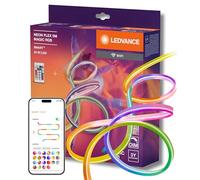 LEDVANCE SMART WIFI NEON FLEX RGB, Rubans LED multicolores pour l’extérieur avec technologie WiFi et distribution homogène de lumière, gradable, blanc, silicone, 5 m, ampoule non interchangeable