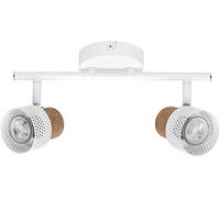 LEDVANCE Spot décoratif Cork GU10 Blanc 2x3,4W 927 DIM - Lampes murales et de plafond