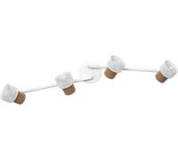 LEDVANCE Spot décoratif Cork GU10 Blanc 4x3,4W 927 DIM - Lampes murales et de plafond