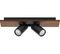 LEDVANCE Spot décoratif Mercury GU10 Noir 2x3,4W 927 DIM - Lampes murales et de plafond