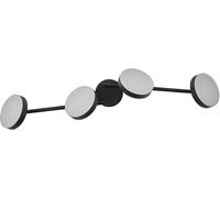 LEDVANCE Spot décoratif Moon 4Spot 21W 830 Noir - Lampes murales et de plafond