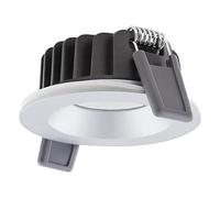 LEDVANCE Spot LED Air Fix en aluminium argenté 6 W 510 lm 36D - 930 blanc chaud | découpe 68 mm - IP65 - Rendu des couleurs le plus élevé - Intensité variable