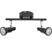 LEDVANCE Spot LED GU10 Noir 2 x 3,4 W 927 DIM - Lampes murales et de plafond