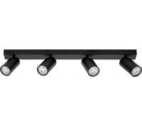 LEDVANCE Spot LED Octagon GU10 Noir 4x3,4W 927 DIM - Lampes murales et de plafond