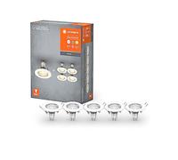 LEDVANCE Spot Subsiders en 5 pack, y compris les lampes 5x Gu10 (5x 2,6W), blanc, logement métallique, protection IP20
