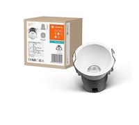 LEDVANCE SPOT TWIST INSTALLATION Downlight, blanc, 5W, 400lm, 830% en poids, 70 mm de diamètre, jusqu'à 90% d'économie d'énergie par rapport aux downlights halogènes, à un assemblage simple, 3000K