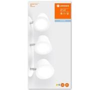 LEDVANCE Spotlight: pour plafond/Wand - GU10 - LED SPOT IP44 / 20 W - 220…240 V - Angle de rayonnement: 120° - Warm White/Cool White - 3000 K/4000 - Matériau: aluminium - IP44} Blanc G