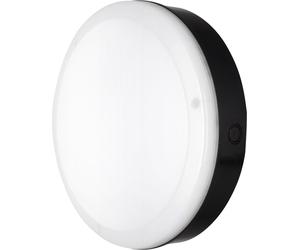 LEDVANCE SURFACE BULKHEAD 300 SENSOR EMERGENCY 15W 830 BK IP65 - Lampes murales et de plafond