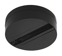 LEDVANCE TRACKLIGHT station de base pour tête de luminaire, ronde, noire station de base pour une seule tête de luminaire (au lieu du rail d'alimentation), design moderne de type loft