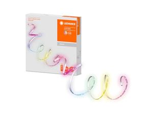 Ledvance TV LED Strips 1m avec connexion USB, RGB avec télécommande, rétroéclairage pour téléviseur, éclairage pour tableaux, bande lumineuse autocollante, TV Surround FLEX Strips