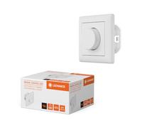 LEDVANCE variateur rotatif pour lampes LED avec enjoliveur d’interrupteur | avec enjoliveur d’interrupteur éclairé et interchangeable, convient aux lampes LED à intensité variable OSRAM, LEDVANCE