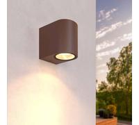 Ledvion applique extérieure Sacramento Rost rouille GU10 | Pour façade, entrée, terrasse et jardin avec montage mural simple