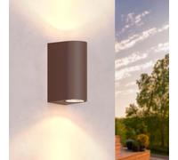 Ledvion applique extérieure Santa Barbara Rost rouille GU10 | Pour façade, entrée, terrasse et jardin avec montage mural simple