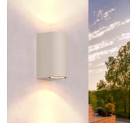 Ledvion - Applique murale extérieure, Santa Barbara, douille GU10, Beige