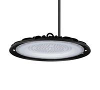 Ledvion - Lampe Eclairage Atelier, IP65, 150W, 16500 Lumen, Avec capteur, 3000K, Intensité lumineuse réglable, UFO Eclairage Plafonnier LED, Éclairage de Plafond pour Garage, Entrepôt, Gymnase