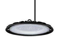 Ledvion - Lampe Eclairage Atelier, IP65, 150W, 16500 Lumen, Avec capteur, 4000K, Intensité lumineuse réglable, UFO Eclairage Plafonnier LED, Éclairage de Plafond pour Garage, Entrepôt, Gymnase