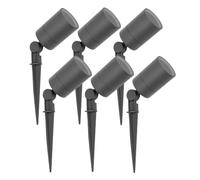 Ledvion Lot de 6 LED Extérieur Spot IP65 GU10 3W orientable sans ampoule